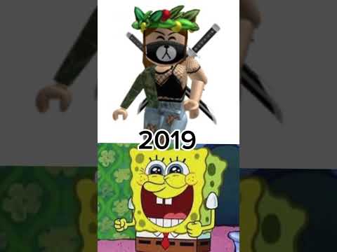 Most popular Roblox avatars over the years #roblox #recommended #youtubeshorts  #shorts #fyp #fypシ