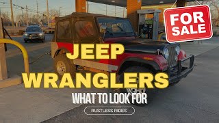 How to Spot Rust on Jeep CJ & Wrangler (and avoid the $5000 mistake)