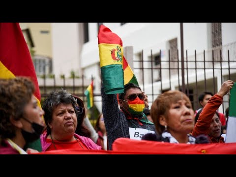 Protests in Bolivia against the arrest of Camacho