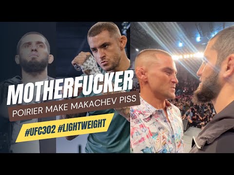 Dont say Motherfucker! That Poirier vs Makhachev face off was INTENSE  -#ufc302