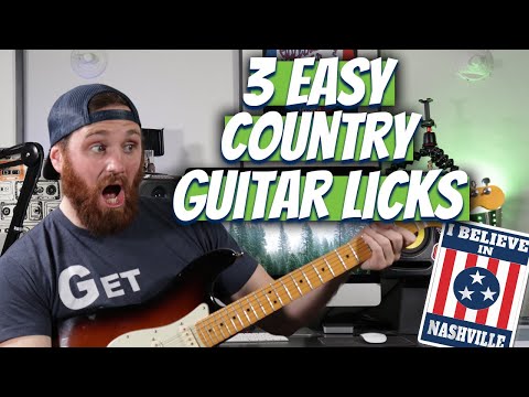 3 Essential Country Guitar Licks