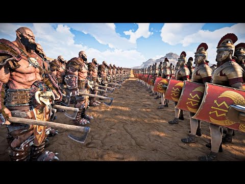 500,000 ORC WARRIORS VS 500,000 ROMAN GENERALS - Ultimate Epic Battle Simulator 2 | UEBS 2