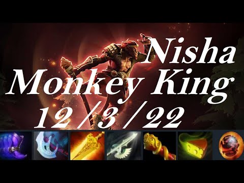 Nisha Monkey King - 10K epic defense - Secret vs Nigma game1 - BLAST Bounty Hunt - dota2