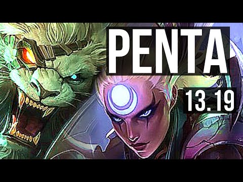 RENGAR vs DIANA (JNG) | Penta, Legendary, 1.1M mastery, 500+ games, 16/4/5 | EUW Grandmaster | 13.19