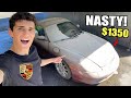 I Bought a FILTHY Non-Running Porsche Boxster at Auction! Let's Fix It!