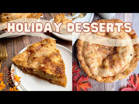 Vegan Thanksgiving Desserts! Homemade Apple Pie + Flakey Pie Crust