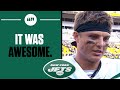 Jets QB Zach Wilson on RETURN after 24-20 VICTORY against Steelers [FULL INTERVIEW] | CBS Sports HQ