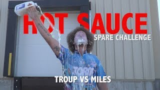 Kyle Troup SWIMS in Milk during the HOT SAUCE SPARE CHALLENGE | Storm