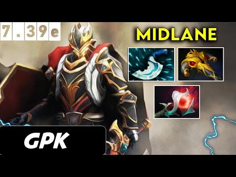 Gpk Dragon Knight Midlane - Dota 2 patch 7.39e Pro player Full Gameplay