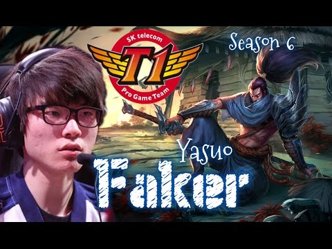 SKT T1 Faker YASUO Mid vs Quinn - Patch 5.23 KR | League of Legends