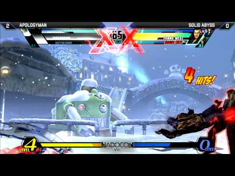 Hadocon VII - UMVC3 - Singles: Bracket Pools - Apologyman vs. Solid Abyss