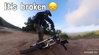 My enduro ebike broke mid ride!