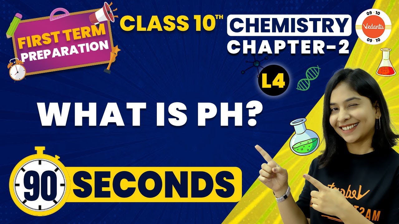 What is pH? | pH in 90 Seconds |  Acids Bases and Salts Class 10 | NCERT Class 10 Ch 2 #Cbse2024