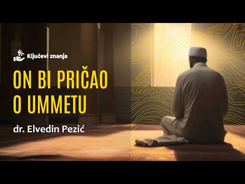 On bi pričao o ummetu - dr. Elvedin Pezić