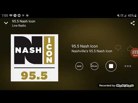 WSM-FM 95.5 Nash Icon Nashville, TN TOTH ID (July 25, 2019)