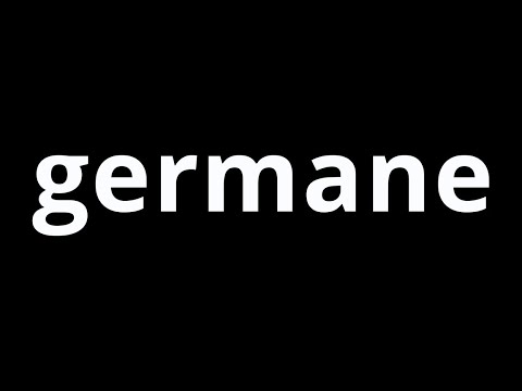 Video Word Of The Day - Germane