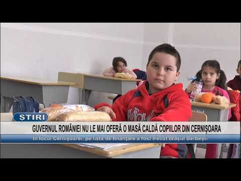 GUVERNUL ROMANIEI NU LE MAI OFERA O MASA CALDA COPIILOR DIN CERNISOARA
