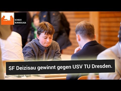 Vincent Keymer und die Schachfreunde Deizisau gewinnen gegen den USV TU Dresden