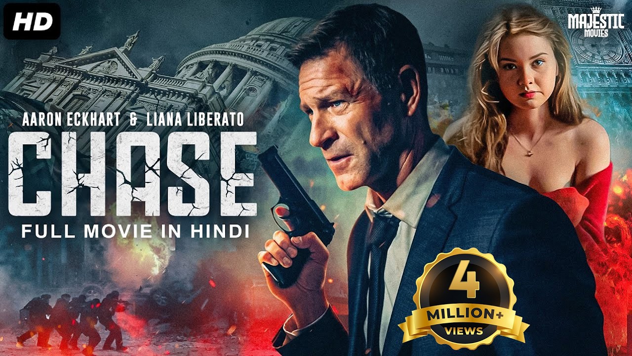 CHASE - Hollywood Movie Hindi Dubbed | Aaron Eckhart, Liana Liberato, Olga K | Action Thriller Movie