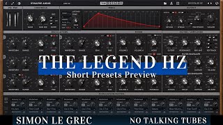 Video thumbnail for Synapse Audio - The Legend HZ (Short Presets Preview) by Simon Le Grec