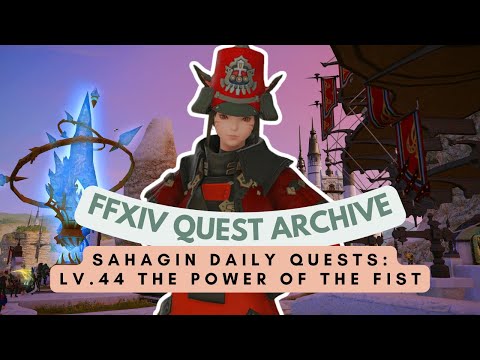 Lv.44 They Came from the Deep | No Commentary | FFXIV Quest Archive