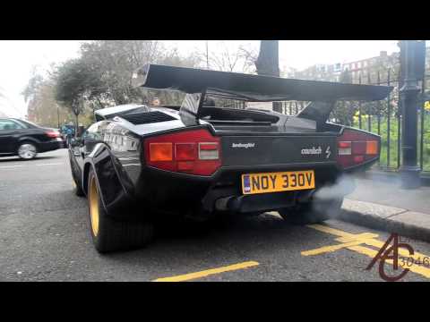 Lamborghini Countach S in London   HD