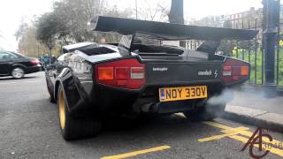 Lamborghini Countach S in London   HD