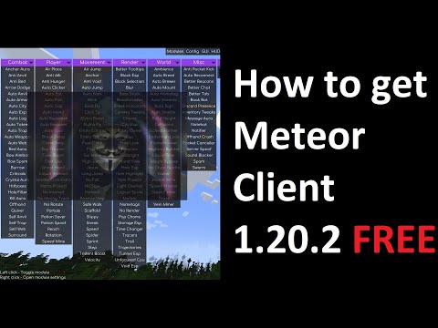 Unbelievable! Unlock Meteor Hack 1.20.2 in Minecraft!