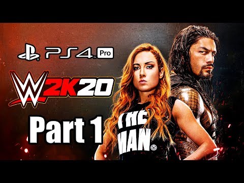 WWE 2K20 (2019) PS4 PRO Gameplay Career Mode Walkthrough Part 1 (No Commentary)