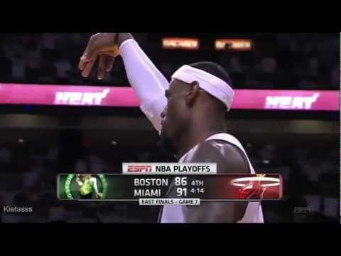 Lebron James 31 points vs Celtics (full highlights) 2012 NBA Playoffs GM7