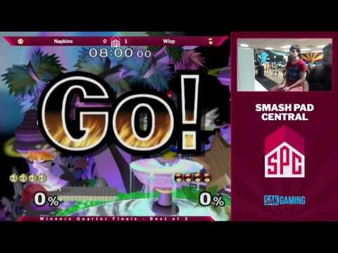 SPC58 Winners Quarters - Napkins (Peach) vs Wisp (Captain Falcon)