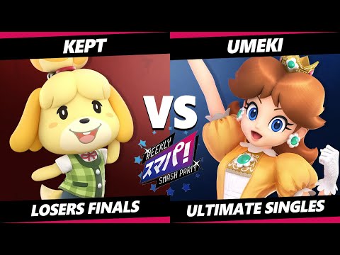 Sumapa 108 Losers Finals - kept (Isabelle) Vs. Umeki (Daisy) Smash Ultimate - SSBU