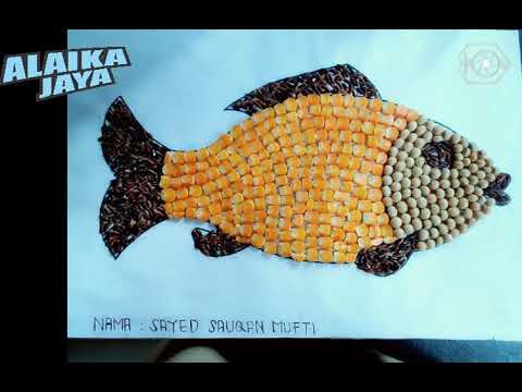 45 Gambar Kolase Kelelawar Dari Biji Bijian HD Terbaru