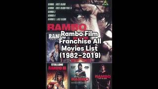 Download lagu Rambo Film Franchise All Movies List (1982-2019) | #sylvesterstallone  #johnrambo #rambolastblood mp3