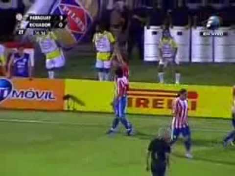 Paraguay 5 vs. Ecuador 1- Eliminatorias Sudafrica 2010
