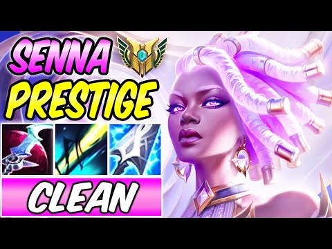 S+ PRESTIGE LUNAR ECLIPSE SENNA SUPPORT GAMEPLAY | Best Build & Runes | League of Legends