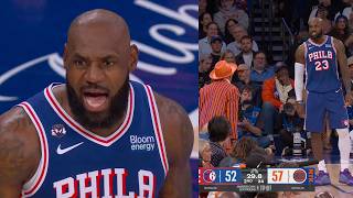 LeBron has words for Knicks fan “I’m not from the west coast, I’m from Ohio baby