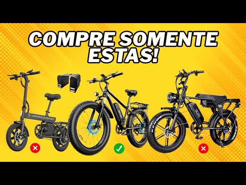 TOP 3 MELHORES BICICLETAS ELÉTRICAS para comprar em 2026   Não caia em golpe!