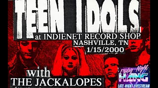 TEEN IDOLS band with THE JACKALOPES | Live at Indienet, Nashville TN, January 15, 2000