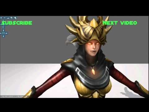 Syndra justicar 3D Model Spotlight By Demgamiez -League of Legends