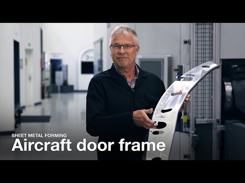 Quintus Flexform Sheet Metal Forming Expert Video - Aircraft door frame