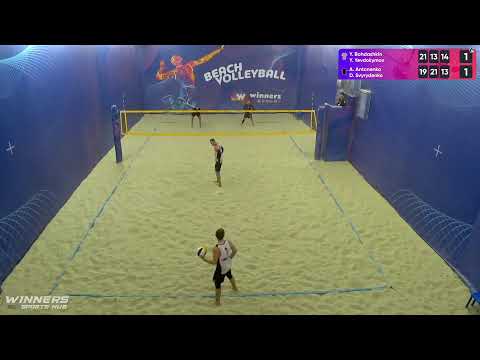 12:50 Y. Bohdashkin/Y. Yevdokymov - A. Antonenko/D. Svyrydenko 15.09.2022 | Winners Beach Volleyball