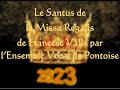 Le Sanctus de la Missa Regalis janv 2023