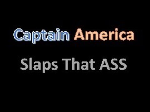 Captain America Slaps Black Widows ASS