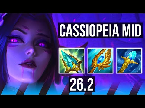 CASSIOPEIA vs LEBLANC (MID) | KR Grandmaster | 26.2