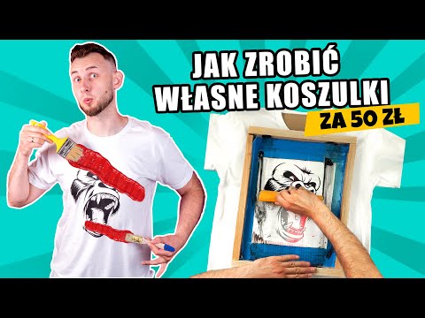 Robię własne customowe koszulki za 50 zł - TEST PRANIA!