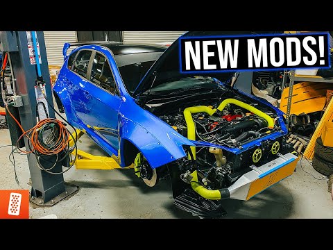 Building the ULTIMATE 2008 Subaru WRX STI Hatchback - Part 6 - DIY Fluoro Yellow!