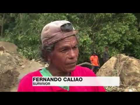 BADAI KAI  menyebabkan banjir berat dan tanah longsor di Filipina