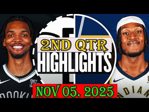 Indiana Pacers vs Brooklyn Nets Suns 2nd Qtr Nov 05.2025 Highlights | NBA HIGHLIGHT