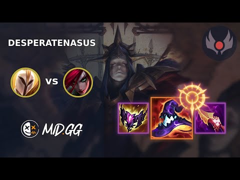 MID.GG: [ DesperateNasus ] Kayle MID vs Katarina | EUW GRANDMASTER | LOL Season 2024